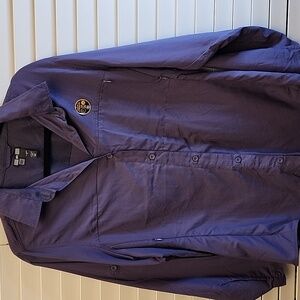 R.E.I. Women's XL Purple Long Sleeve Quick Dry Shirt UPF 30+